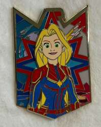 Rapunzel as Captain Marvel