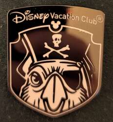 118025 - DVC Membership Magic - Pirate Bird Badge - Disney Cruise Line