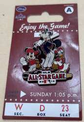 '2010 MLB All Star Enjoy the Game - Disney MLB Baseball All Star Game 2010 Mickey, Donald, and Goofy - DLIC'