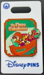 The Three Caballeros Mexico Pavilion Epcot Pin
