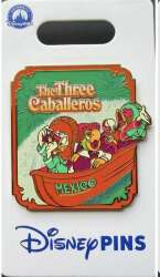 The Three Caballeros Mexico Pavilion Epcot Pin