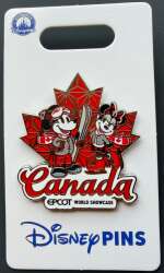 Mickey & Minnie Canada Pavilion Epcot Pin