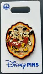 Mickey & Minnie Germany Pavilion Epcot Pin