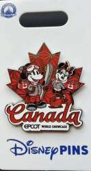 Mickey & Minnie Canada Pavilion Epcot Pin