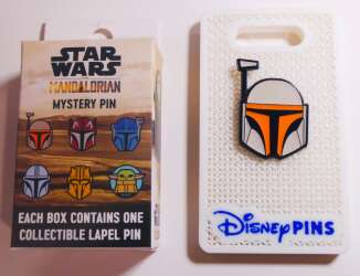118193 - BoxLunch - Star Wars: The Mandalorian Helmets Mystery Collection - Orange & Grey Helmet - Disney Licensed alternate image