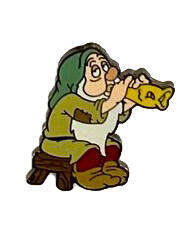 Sleepy Sitting, playing a Fish Shaped Horn