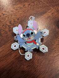 118257 - Snowflake Ornaments - Stitch - Disneyland Resort alternate image