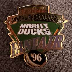 NHL Disneyland Annual Passholder Anaheim Mighty Ducks Fanfair 1996