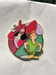 118376 - Fantasy Pin Series: Le Caillou Magicue - Upside Down Collection - Captain Hook and Peter Pan - Fantasy Unlicensed alternate image