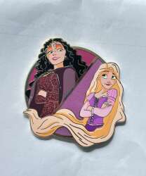 118379 - Fantasy Pin Series: Le Caillou Magicue - Upside Down Collection - Gothel and Rapunzel - Fantasy Unlicensed alternate image