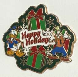 Goofy and Donald Duck with presents