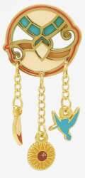 Disney Princess Stained Glass Dangling Charms