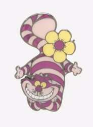The Cheshire Cat with flower