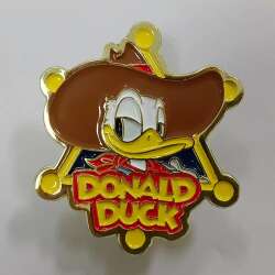 'Disney x Kingsley Cafe Collection - Cowboy Donald Duck Sheriff's Badge - DLIC'