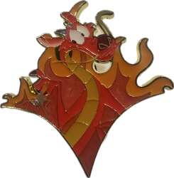 'Mulan Characters Flower Puzzle Blind Box - Mushu - LFLY'