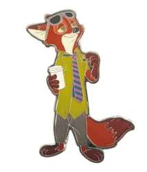 'Disney THE MARKET 2026: Decorative Pin &amp; Stand - Nick Wilde (B) - DLIC'