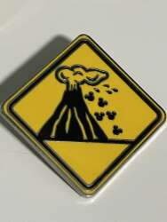 'Mount Prometheus Caution Sign - TDR'