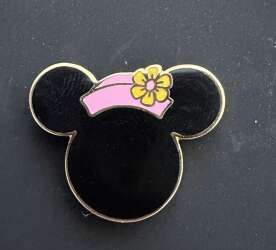 'Minnie Ears with Pink Hat and Flower'