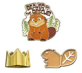 When I Become a Beaver Pin Set