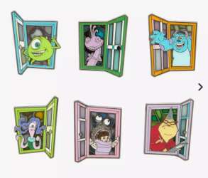 118647 - Monsters Inc Stained Glass Doors - Monsters Inc - Loungefly alternate image