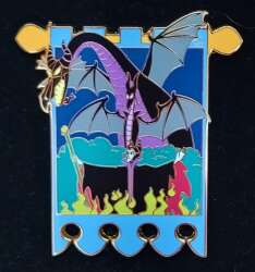 118665 - Sleeping Beauty Tapestry Series - Maleficent as Dragon - Disney Store US alternate image