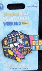 Sorcerer Mickey Clean Sweep "I Did It" 10K Celebration Pin