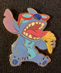 Stitch eating ice cream