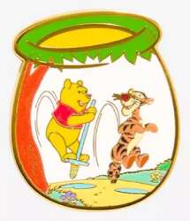 Pooh on Pogo Stick with Bouncing Tigger