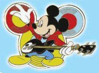 Mickey with Guitar