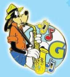 Goofy Playing Saxophone
