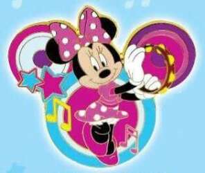 Minnie with Tambourine