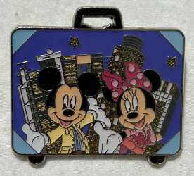 Minnie and Mickey Luggage Bag