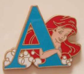 Disney PALS Lucky Draw Initials / Alphabet Mystery Collection - Letter A - Ariel - DSJ