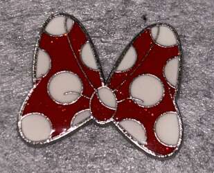 Minnie Mouse Bow with Glitter
