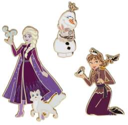 Elsa Anna Olaf - 3 Pin Set