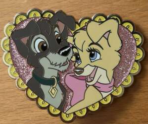 Scamp & Angel Scalloped Heart