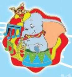 Timothy and Dumbo with Trumpet