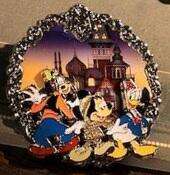 Mickey, Donald, and Goofy as Explorers at Mystic Manor