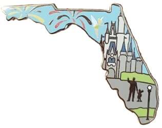 Partners - Walt Disney and Mickey with Castle - Florida