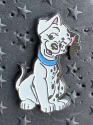 Sitting Dalmatian Puppy