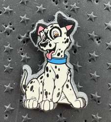Dalmatian Puppy with Blue Collar