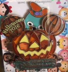 Stained Glass Pumpkin Tsum Tsums — Witch Perry and Marie