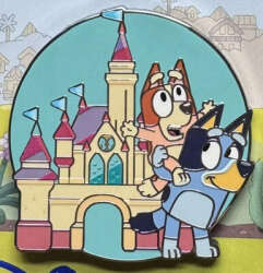 Bluey and Bingo with Castle