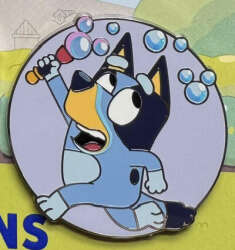 Bluey with Bubble Wand