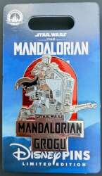 The Mandalorian and Grogu Riding AT-RT