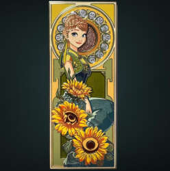 Frozen Fever Anna - Monocacy Bottom Pins