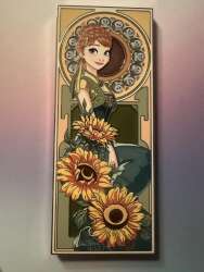 'The Precious Spells - Frozen Fever Anna - Monocacy Bottom Pins - FSY'