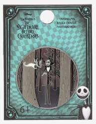 'Jack Skellington &amp; Zero Hinterlands Layered Enamel Pin - Boxlunch - DLIC'