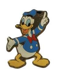 Classic Donald Duck with Left Hand Pointing Up