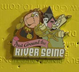 Cogsworth and Lumiere River Seine Cruise